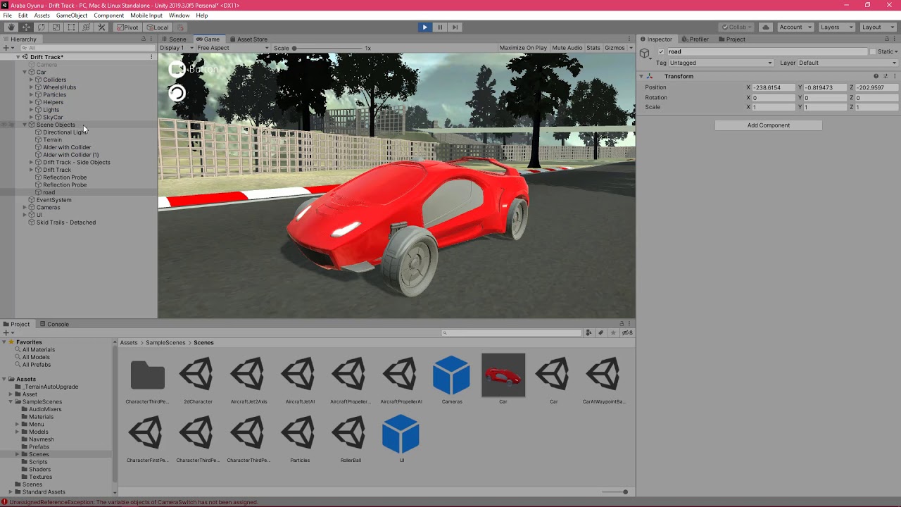 Unity Dersleri Araba Oyunu Yapımı 2| Unity Car Game Tutorial 2, Emircan Turan