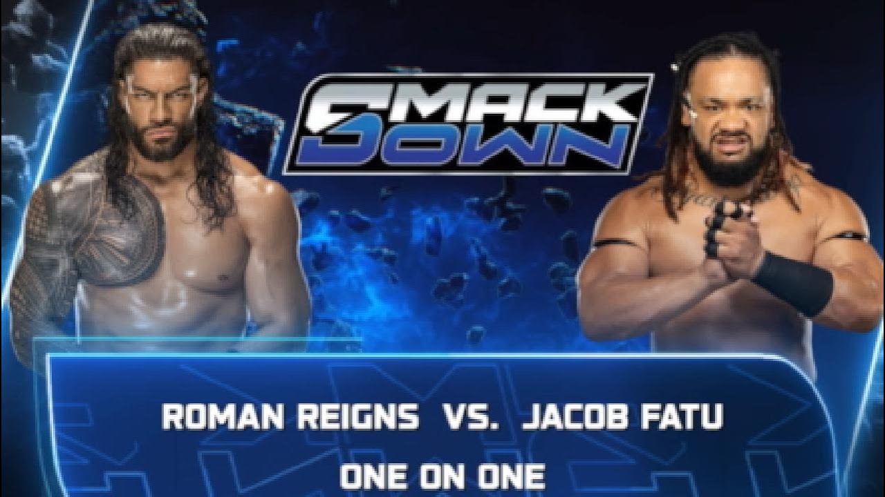 WWE 2K25 Roman Reigns vs. Jacob Fatu