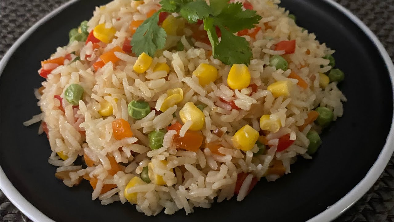 Receta de Arroz Primavera Delicioso!!! Riqu&iacute;simo!!! 🤤🤤🤤