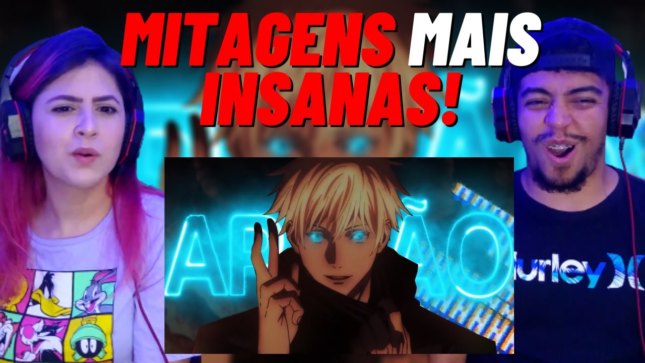 REACT - AS MITAGENS MAIS INSANAS NOS ANIMES - (Junnichiy) CASALZINHO
