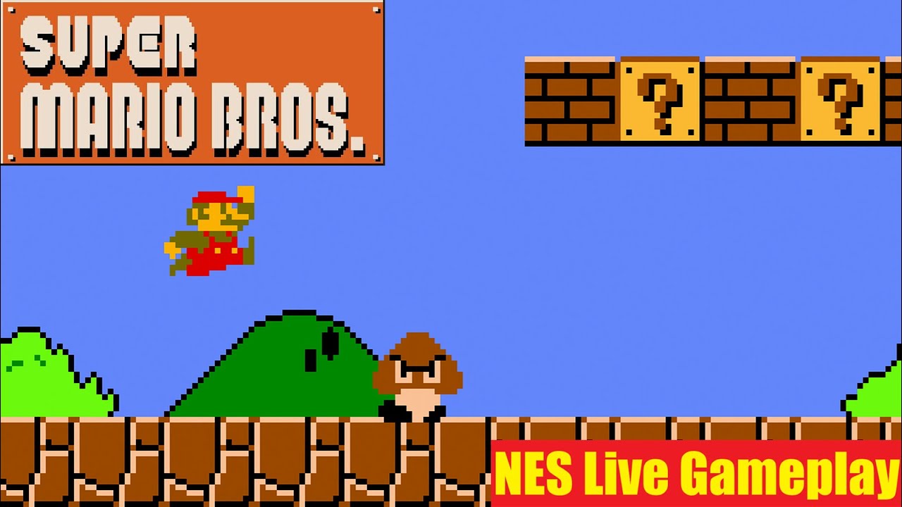 Super Mario Bros. - NES Live Gameplay