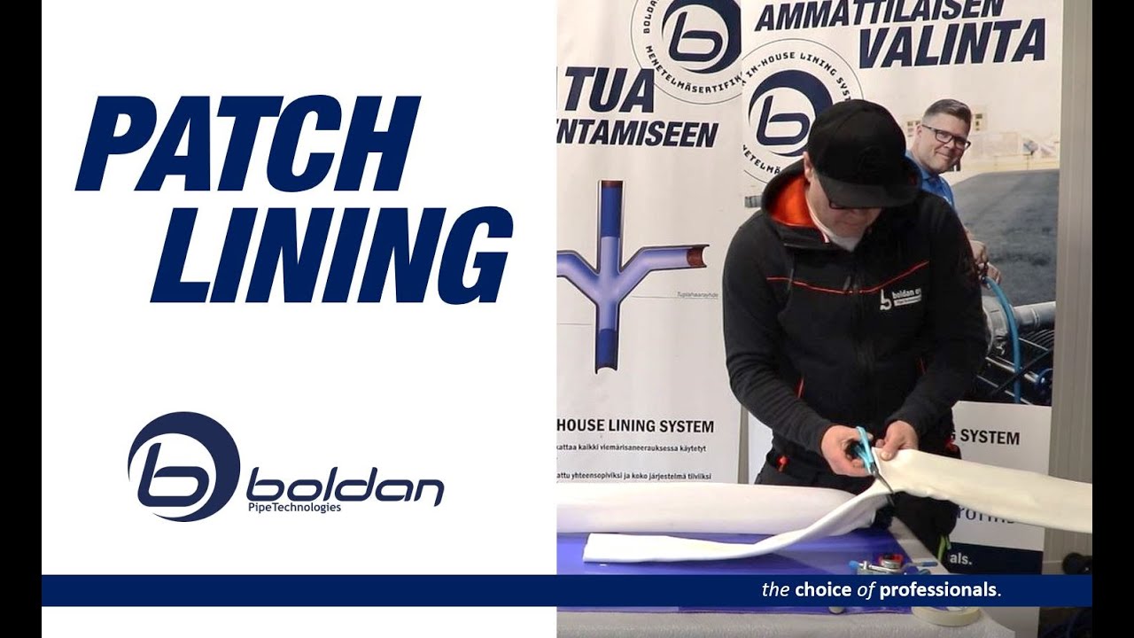 Patch Lining with Boldan Silicone Hose & Packer👨‍🔧 Sewer pipe part lining. Trenchless technology.