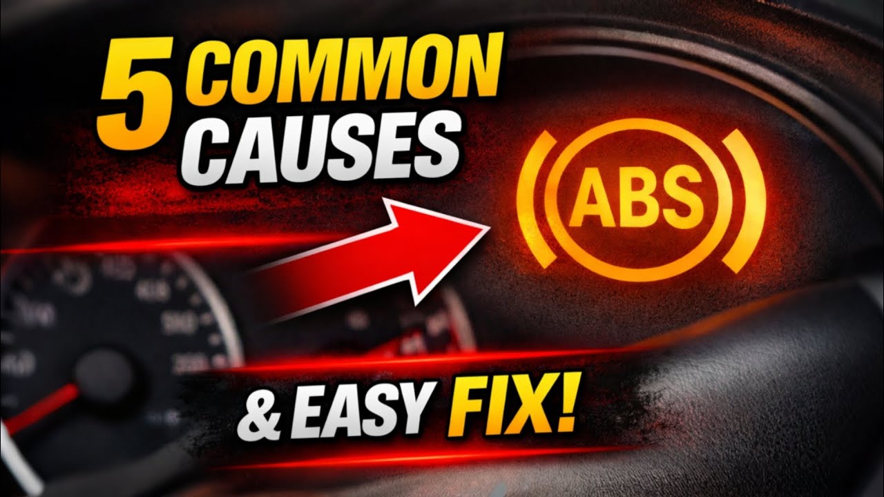 ABS Light On? 5 Common Causes & Easy Fixes (DIY Guide)