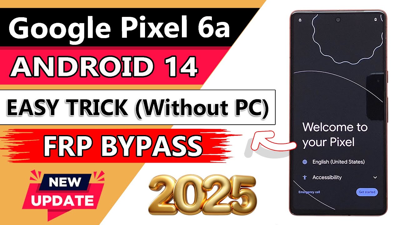 Google Pixel 6a Bypass (Frp) Google Lock Without Pc | Android 14 | Pixel 6a Google Account Remove |