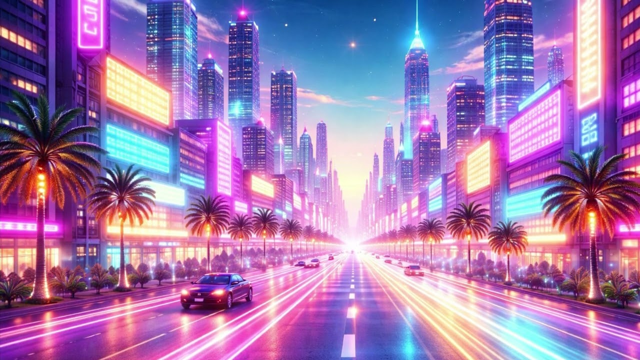 I’m Free In My Music World | 80s Neon Synth Pop