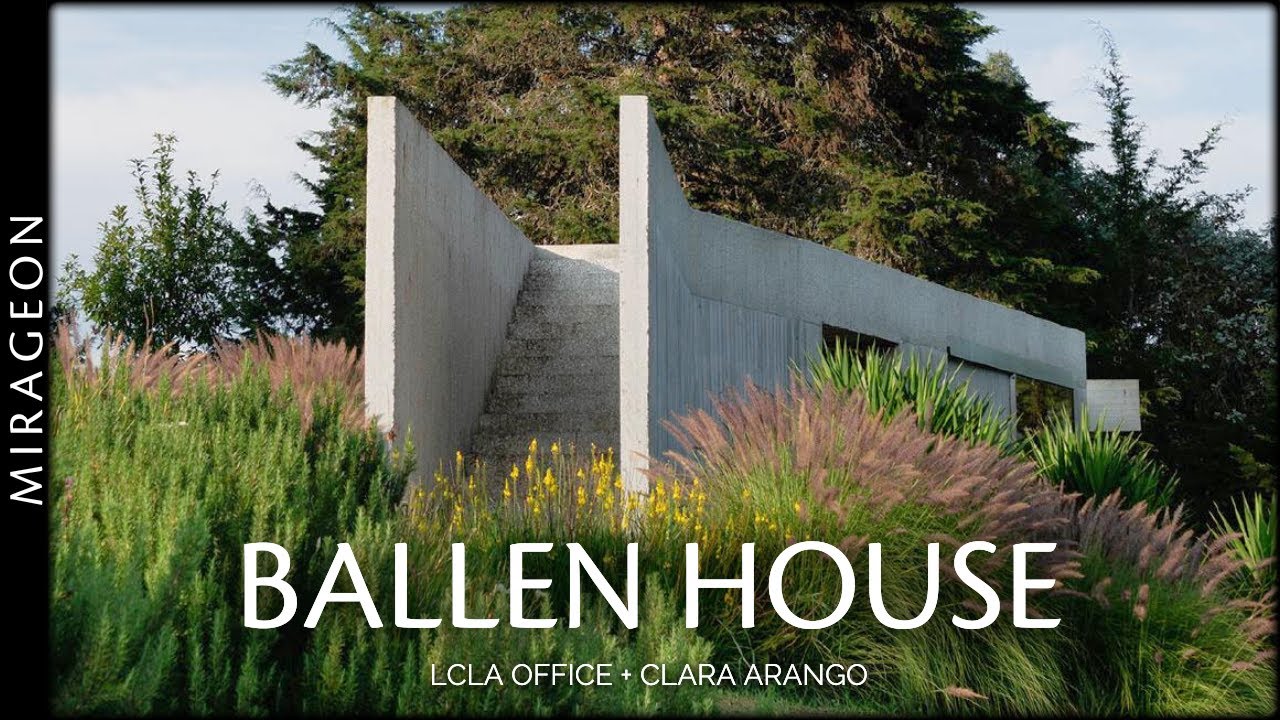 Concrete Houses Within a Wild Garden | Ballen House