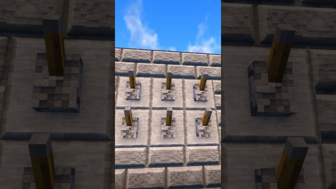Minecraft Password Door🗝️ #shorts #minecraft