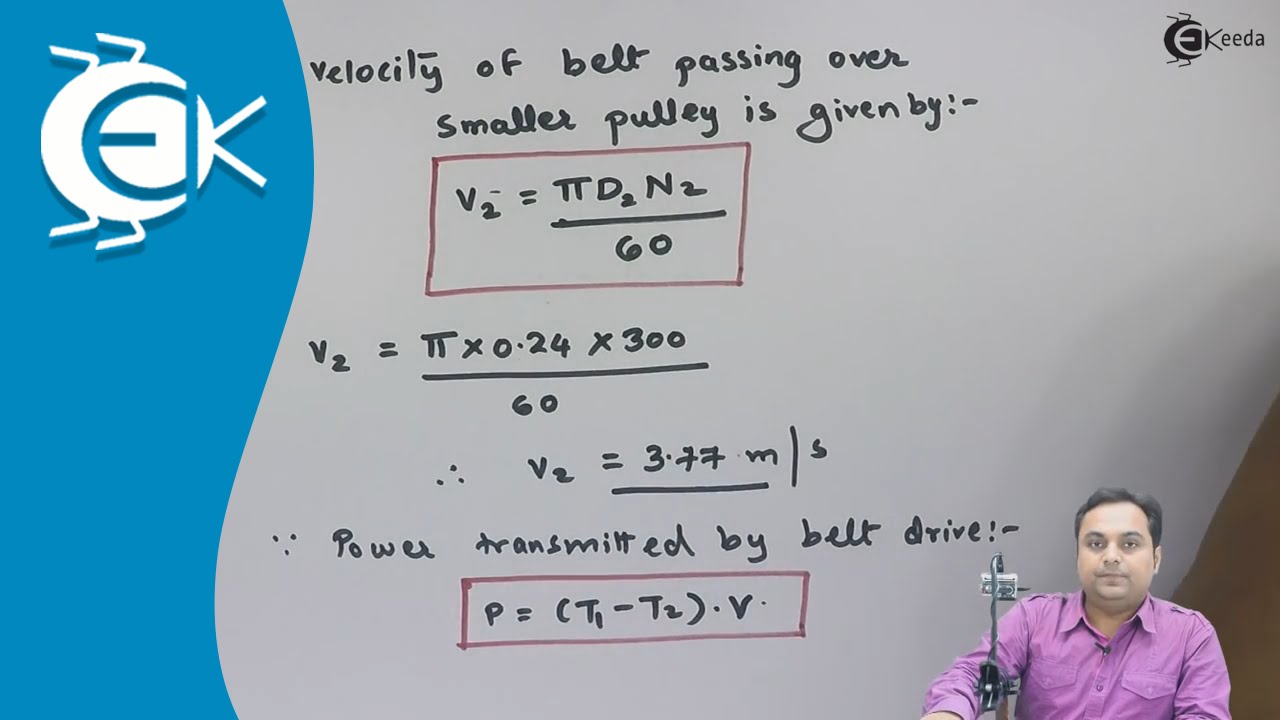 Problem 1 Based on Belt Drive - Power Transmission - Theory of Machine