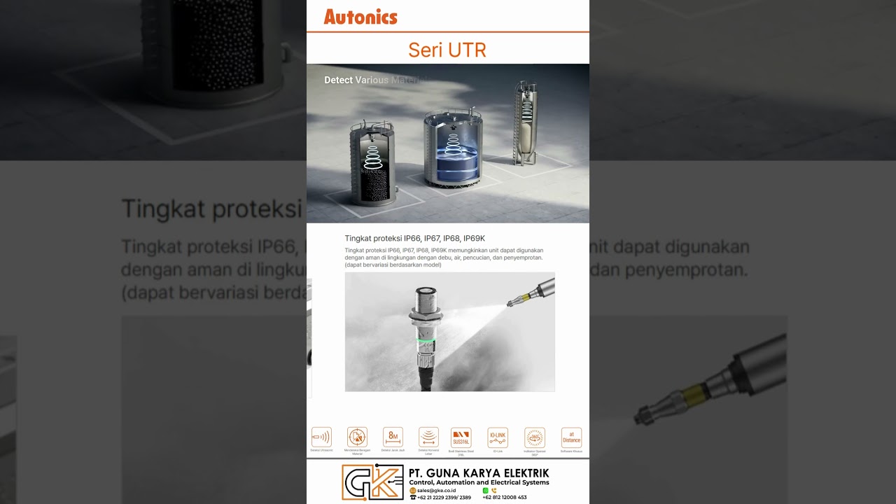 Autonics - Ultrasonic Sensors UTR series