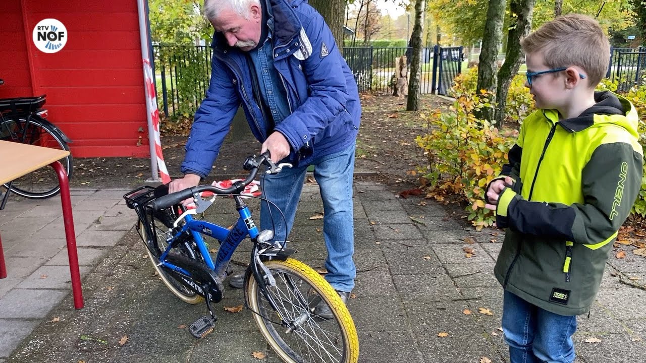 Fietscheck op OBS Thrimwalda in Gytsjerk