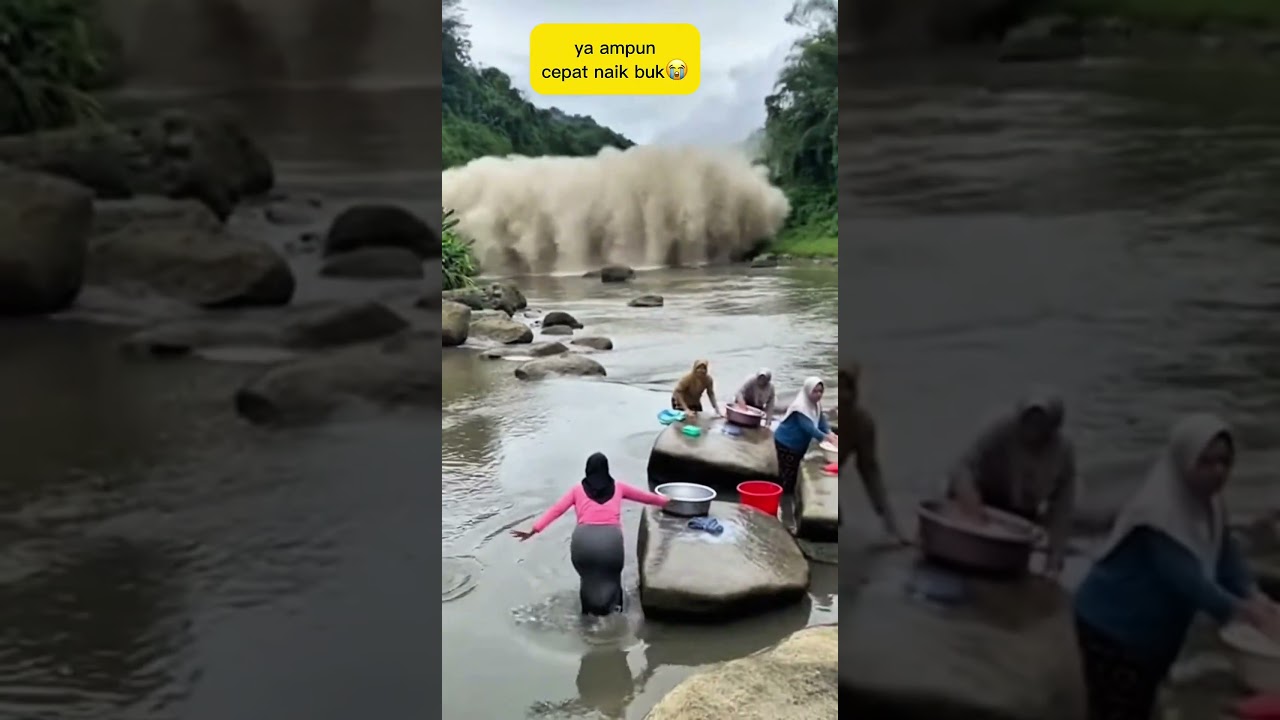 banjir bandang😭 #shortvideo