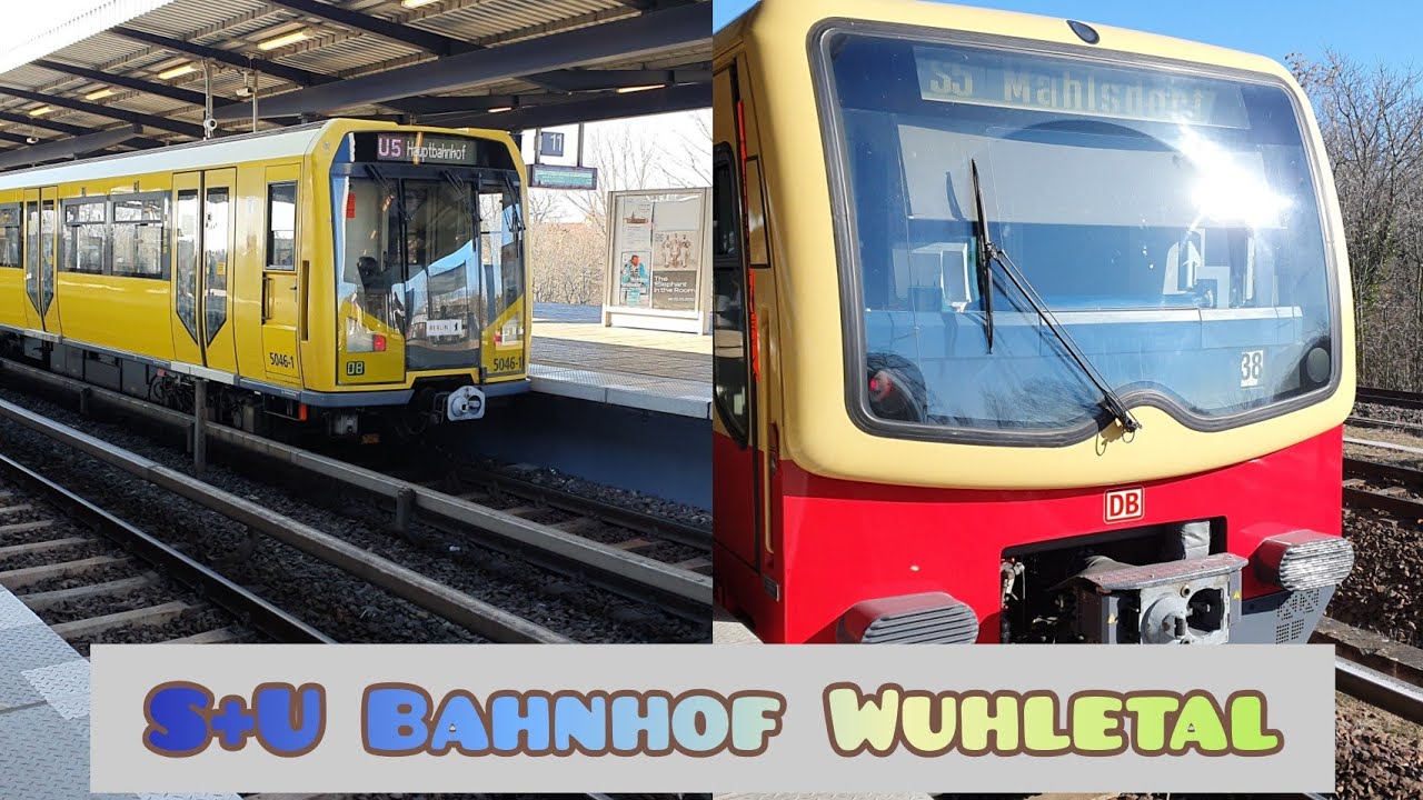 S-Bahn und U-Bahn Berlin S+U Bahnhof Wuhletal U5/S5