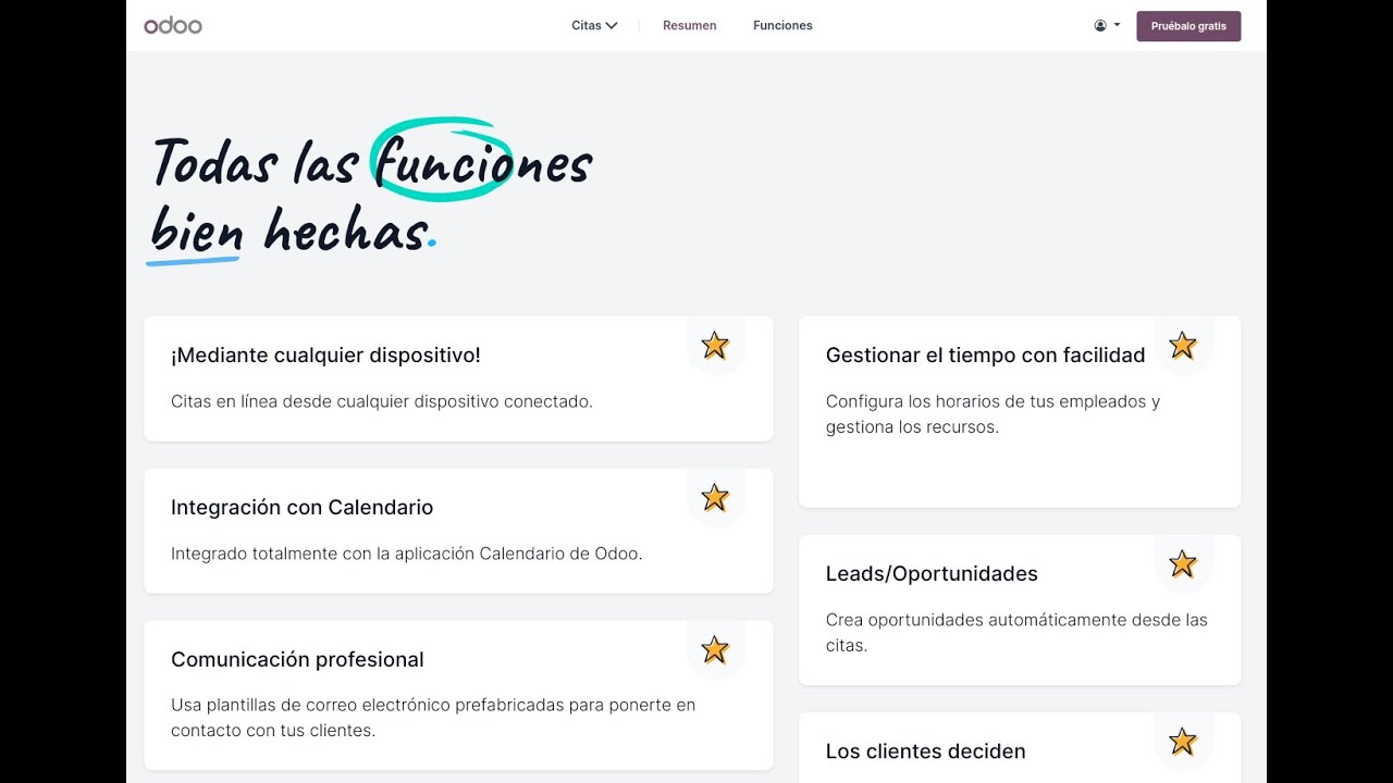 Odoo 17 - Módulo de Citas en línea - Permita que sus clientes agenden directamente