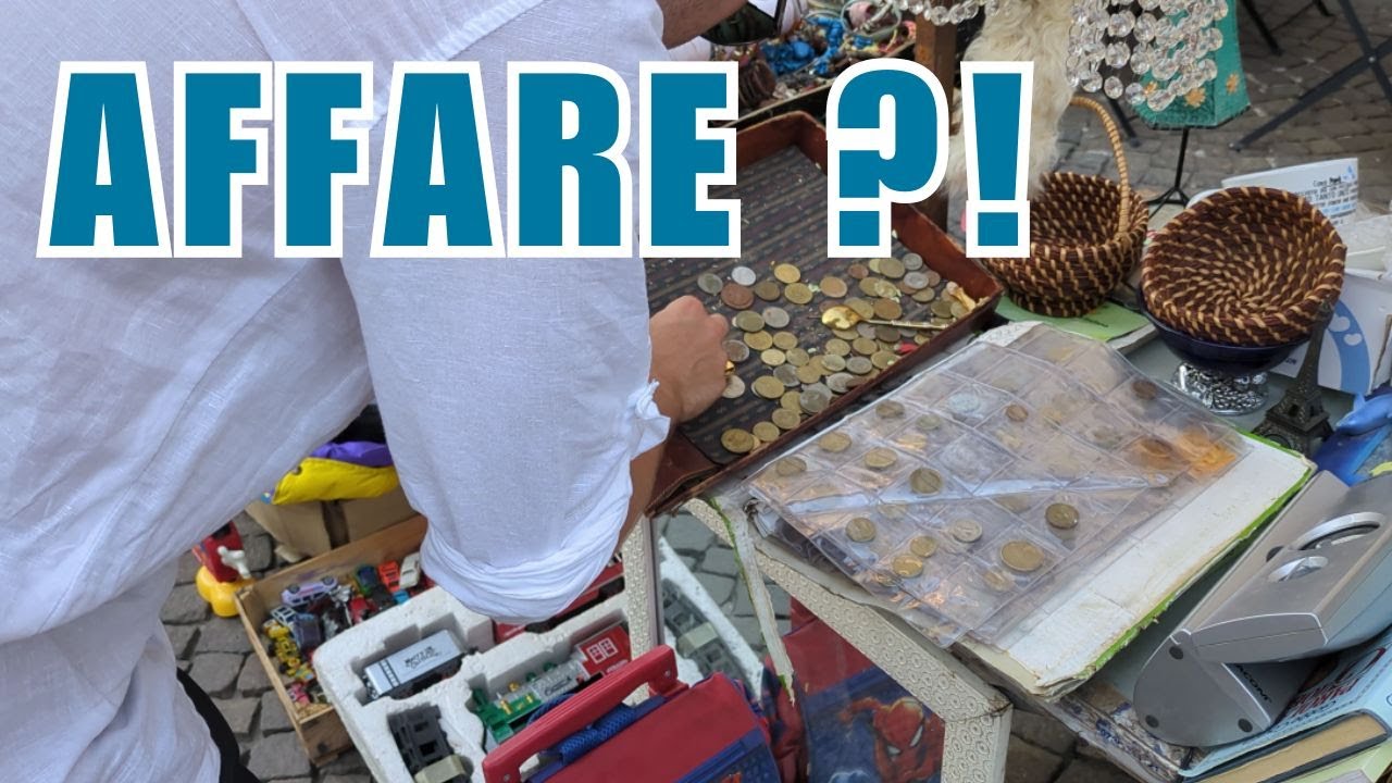 a CACCIA di AFFARI Nei MERCATINI DELL'ANTIQUARIATO  in ITALIA ( Monete )