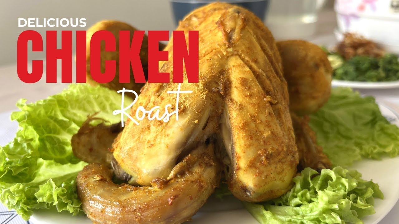 Chicken Roast Recipe| How to make Chicken Roast in Steamer and Air Fryer