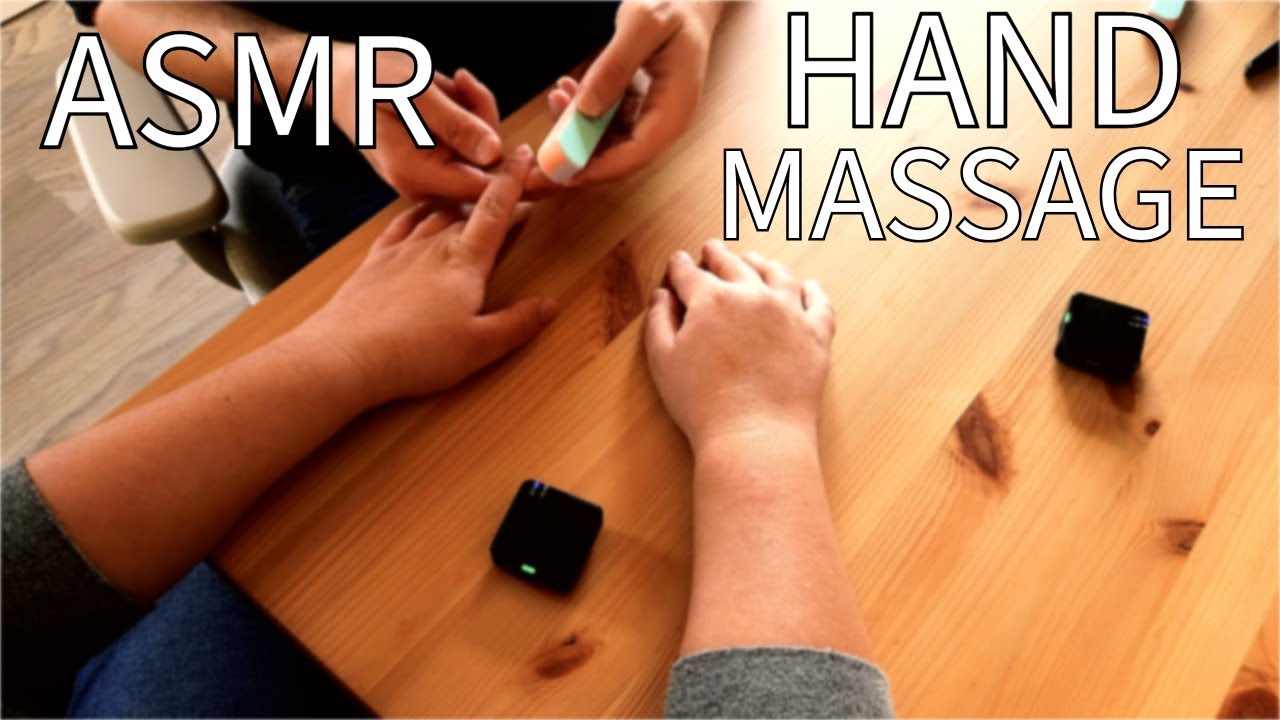 ASMR Hand Massage - Roleplay - I'm taking care of your nails