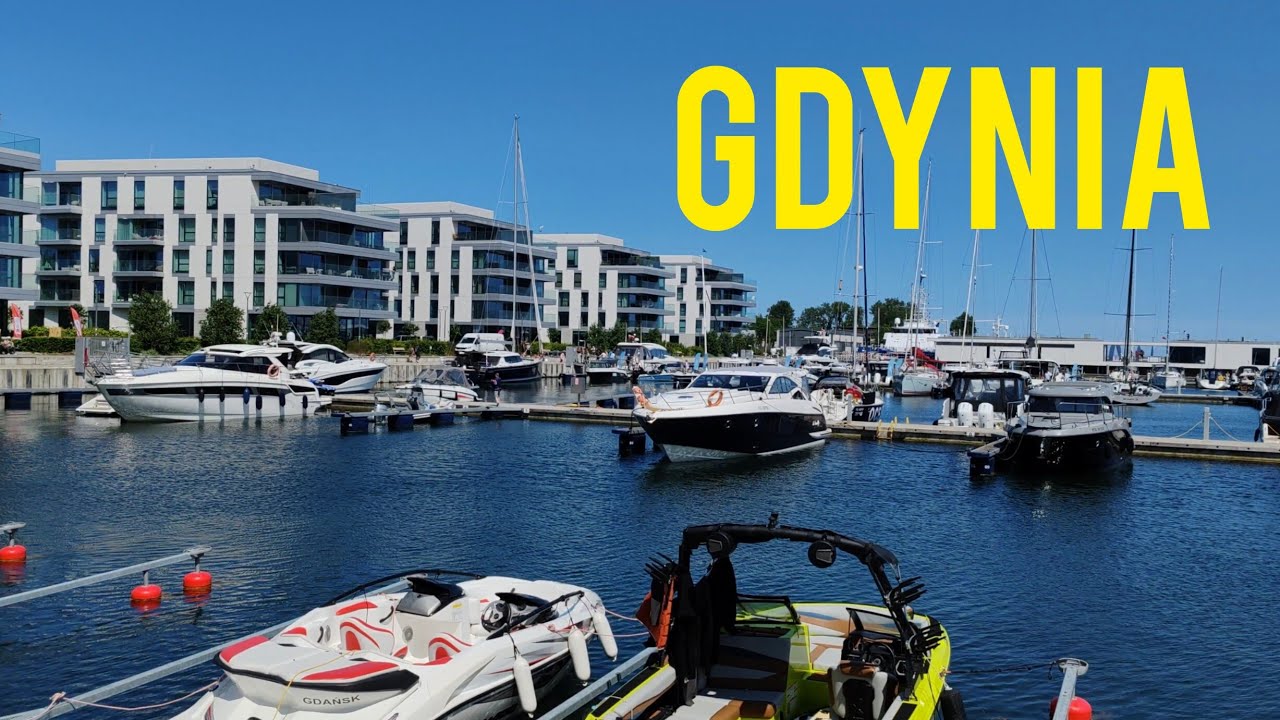 Gdynia Poland-Marina Yacht Park-Błyskawica-Dar Pomorza-Skwer Kościuszki-Summer 2025