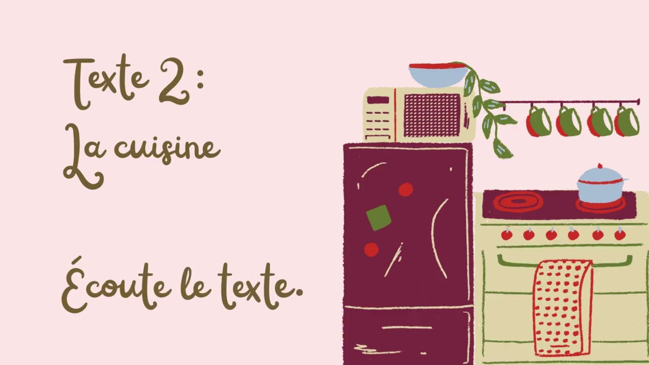 FLE A1 – La maison 🏠 | Compréhension écrite : salon, cuisine et chambre
