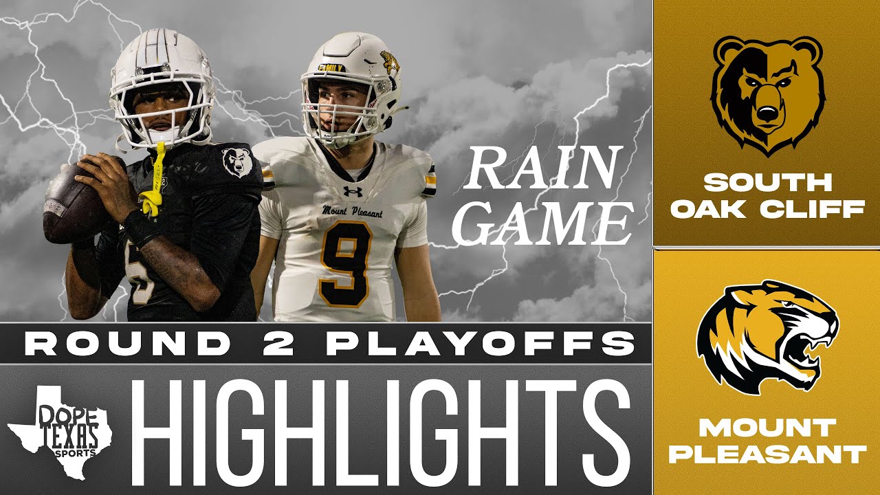 #1 South Oak Cliff vs Mount Pleasant | Texas High School Football Playoffs #txhsfb