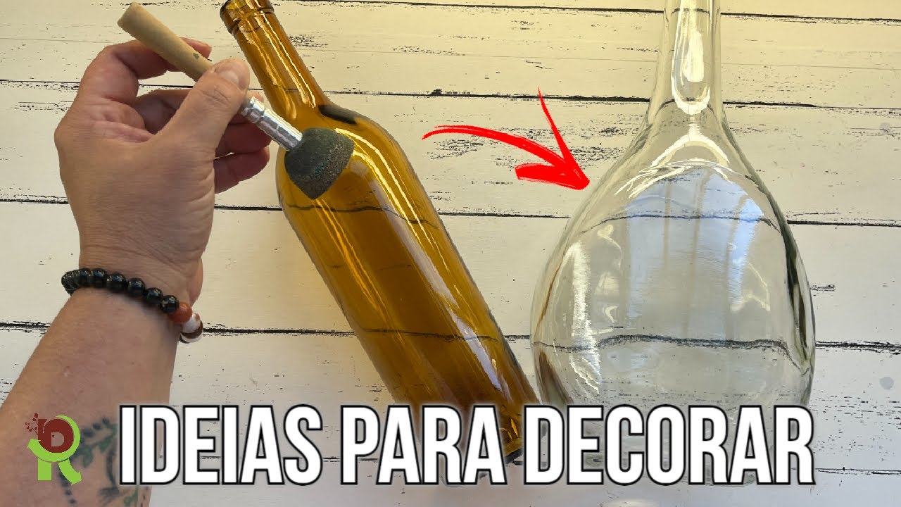 IDEIAS de Decoração Lindas e Fáceis com GARRAFAS DE VIDRO