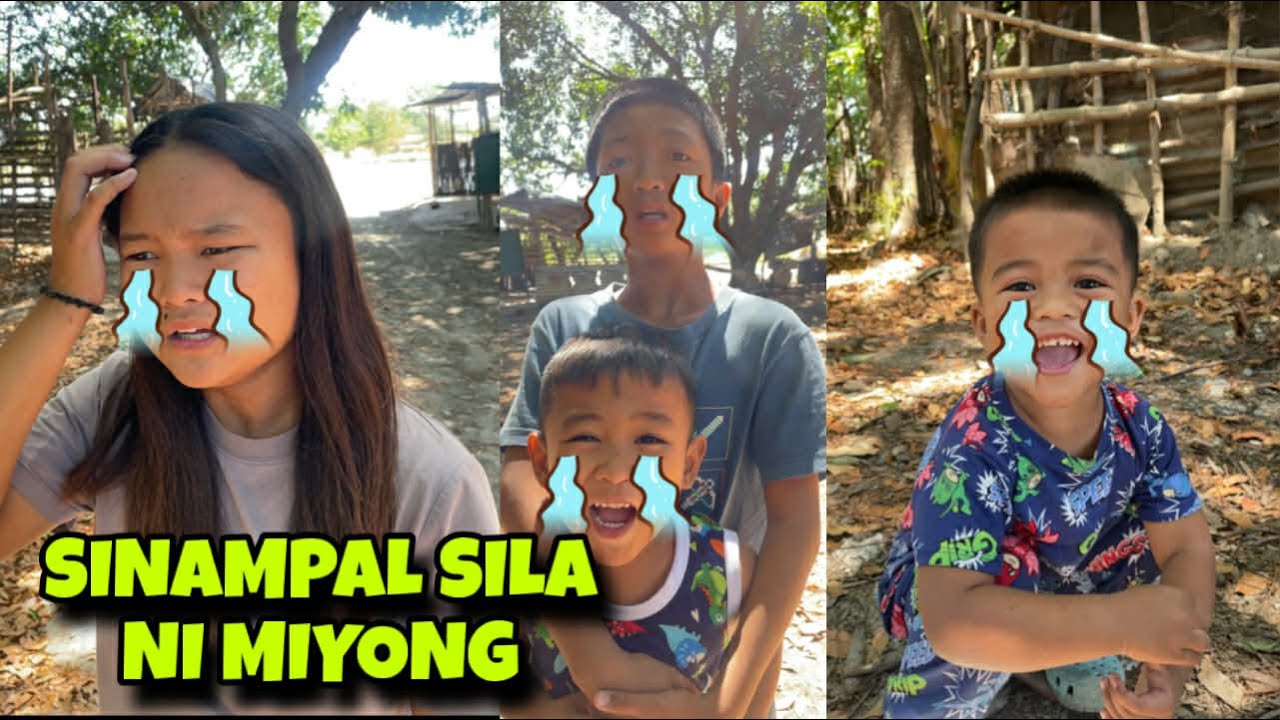 UMIYAK ANG MGA BATA DAHIL SINAMPAL SILA NI MIYONG
