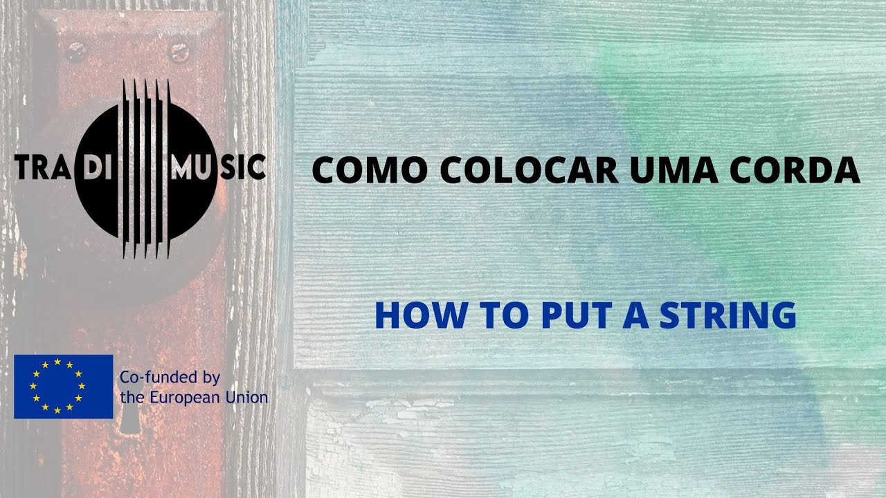 Como colocar uma corda