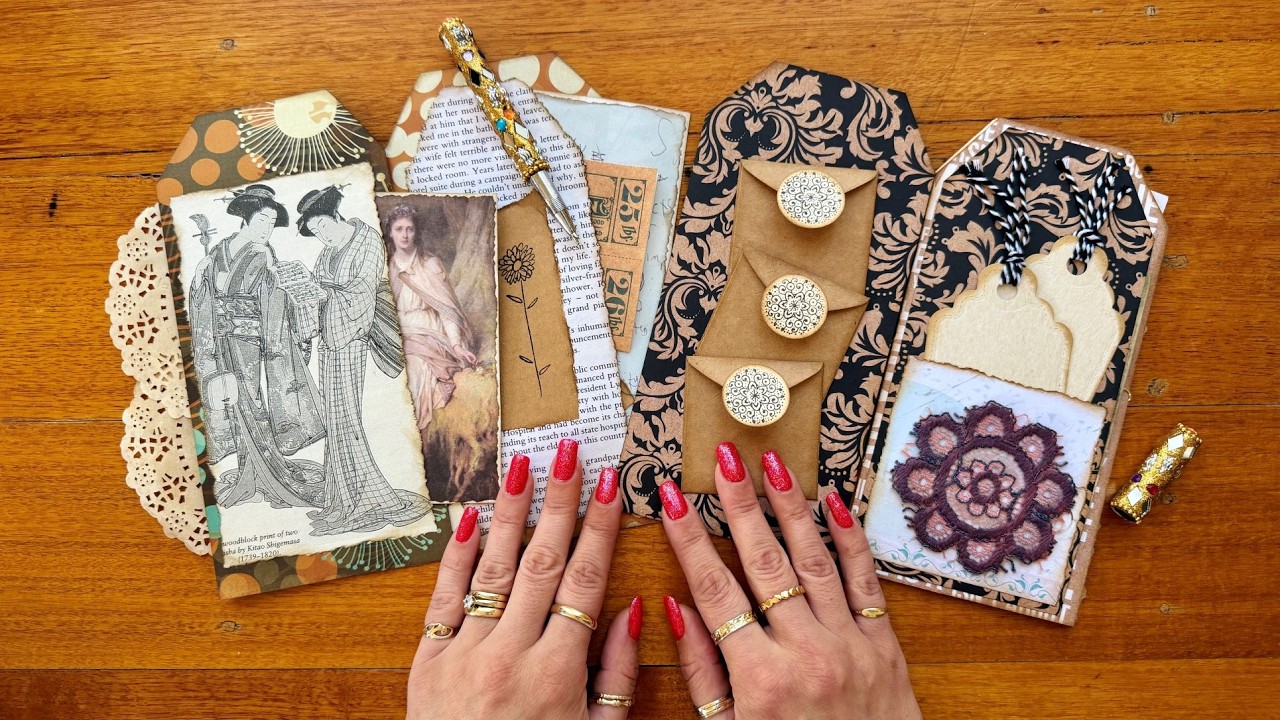 Junk Journal Add-ons: Tri-Fold Day 5