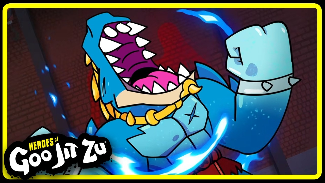 EPIC Dino BATTLE! Stop the EVIL Army 🦖 | Heroes of Goo Jit Zu | Cartoon movies