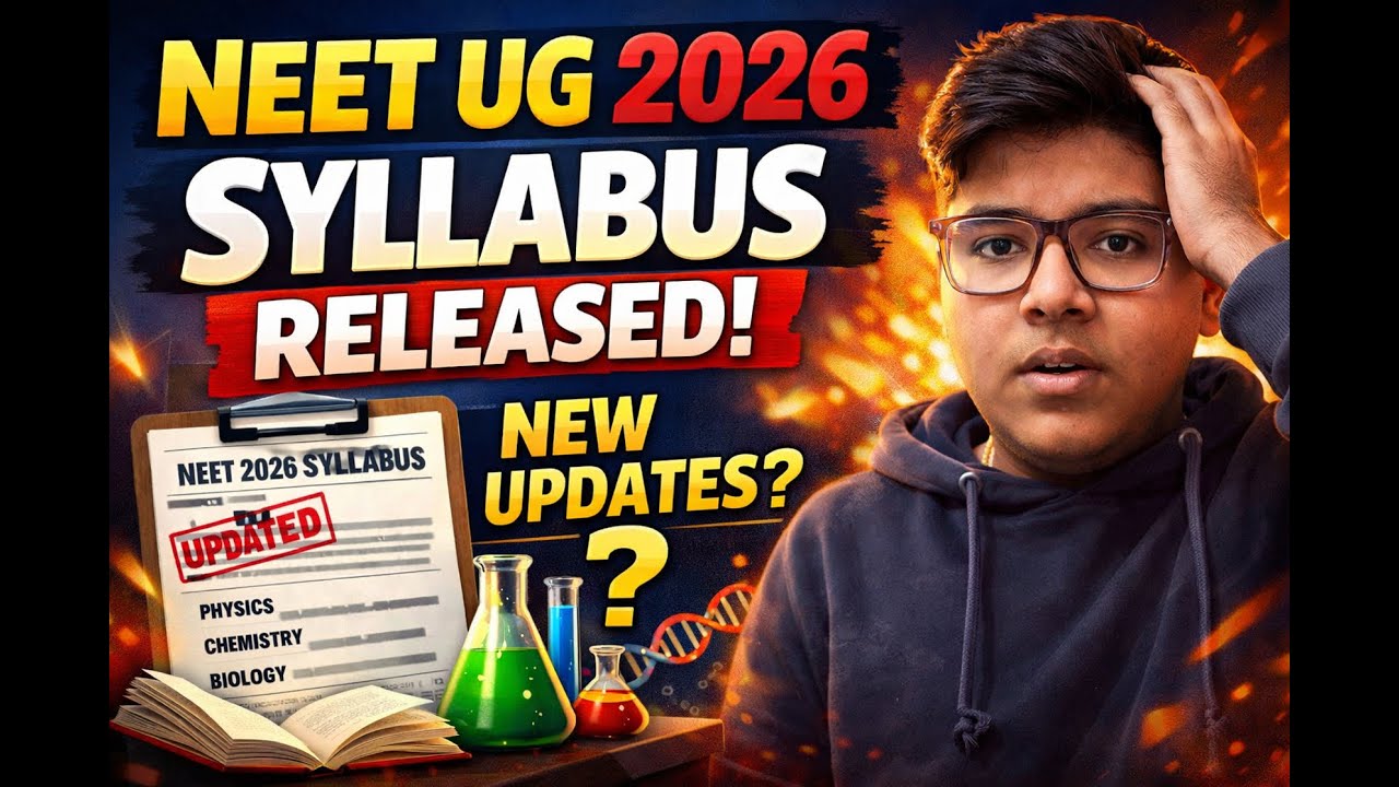 Don’t Start NEET 2026 Preparation Before Watching This? NEET Syllabus Out ...But Something Is Wrong