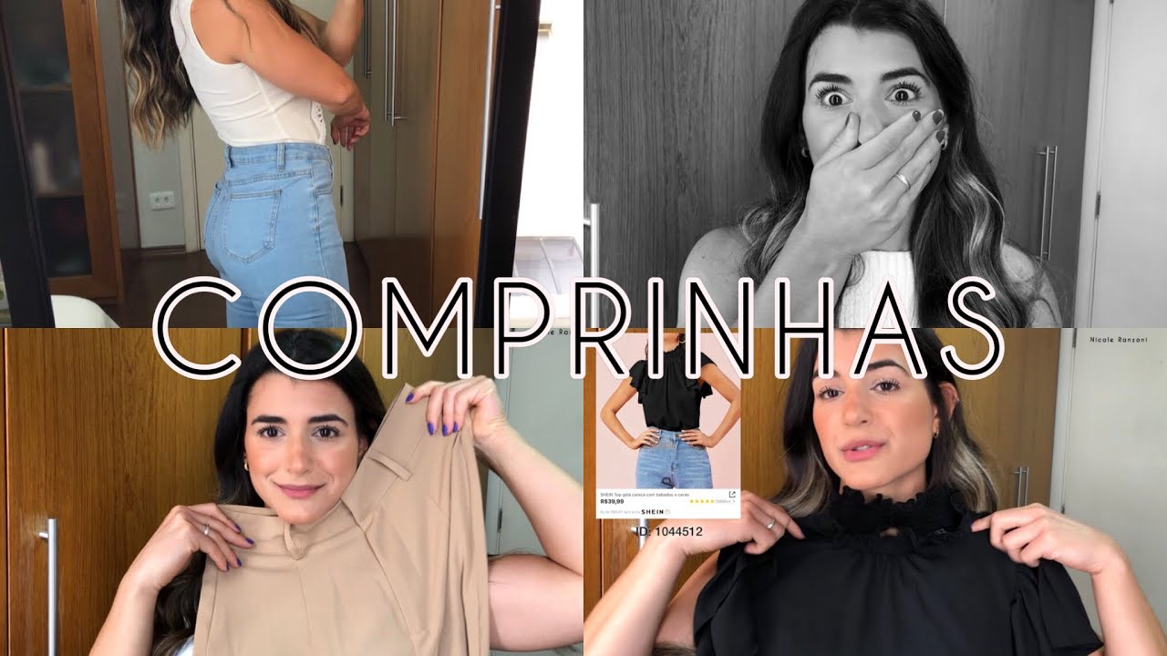 COMPRINHAS SHEIN | CALÇA ALFAIATARIA PERFEITA, JEANS, CROPPED E BLUSA SOCIAL