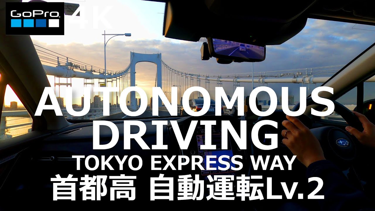 4K DRIVE | Autonomous Driving on Tokyo Exp way with EyeSight X on SUBARU Levorg STI Sport