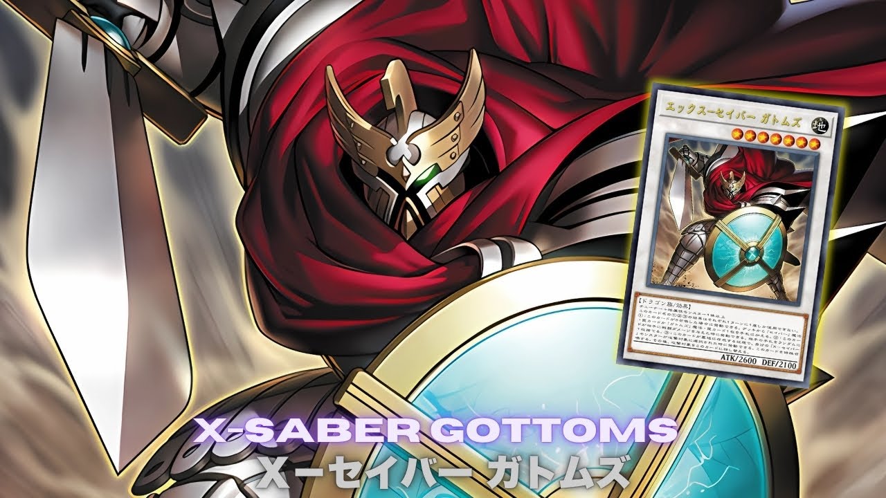 Opponent No Hand !! X-Saber Gottoms DECK NEW CARD - YUGIOH