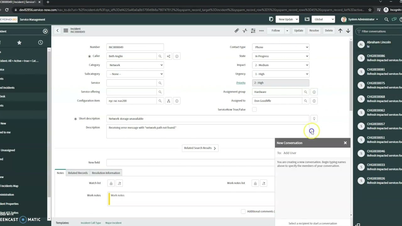 ServiceNow Connect Overview: How to Chat with Your Co-workers through ServiceNow