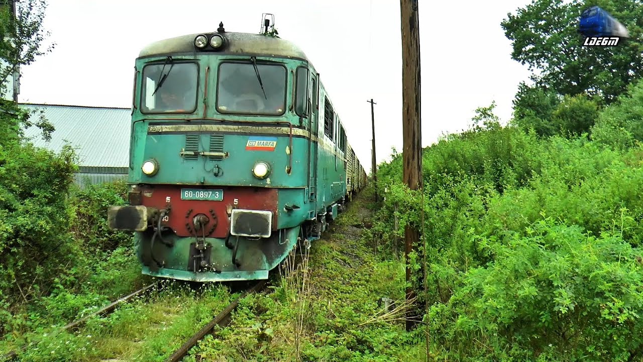 Fluieroasa 60-0897-3 Whistle Loko&Marfar CFR MARFA Freight Train în Gara Tinca Station 07 July 2020
