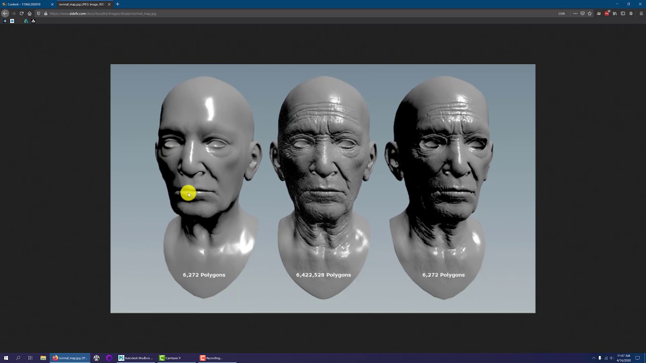 Extracting Normal Maps in Mudbox