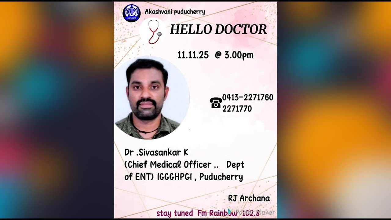 HELLO DOCTOR  11 11 2025 FM Rainbow 102 8 MHz @ 3 00 PM
