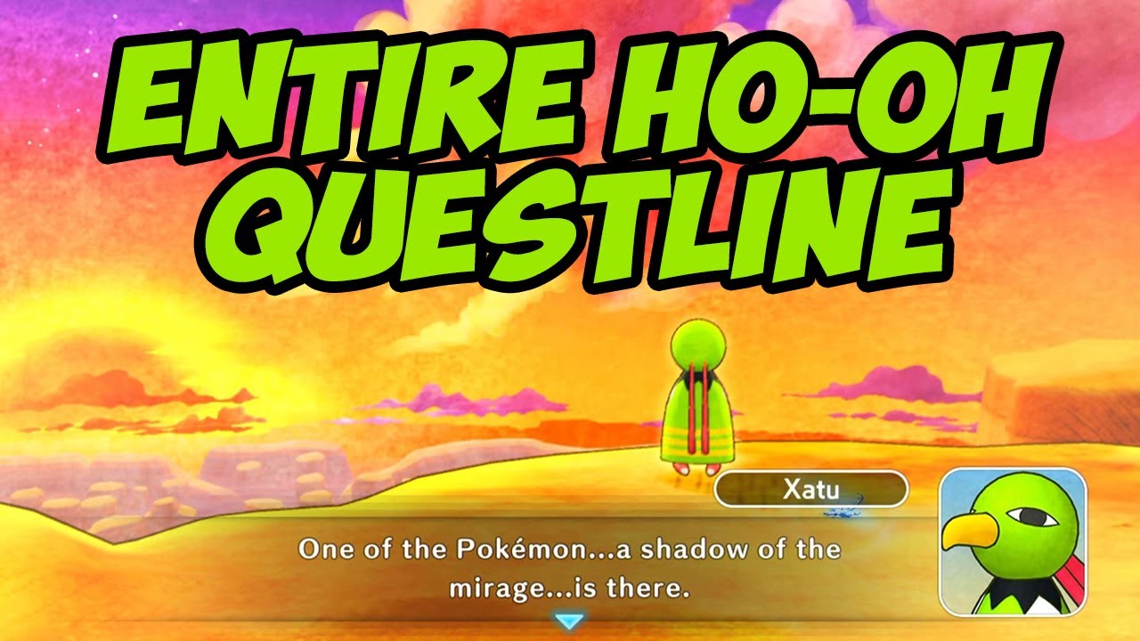 Entire Ho-Oh Questline - Pokemon Mystery Dungeon: Rescue Team DX