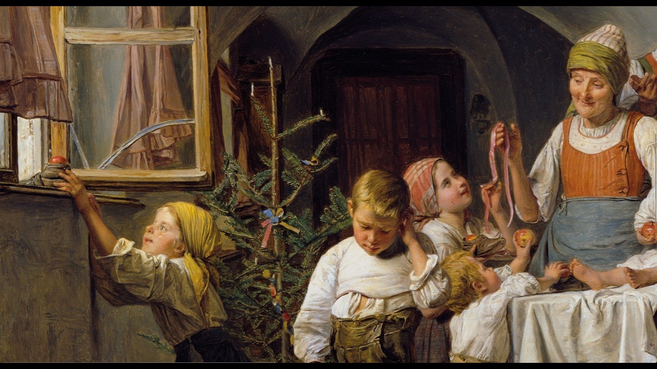 Weihnachtsmorgen von Ferdinand Georg Waldmüller - Video und Musik von Günter Frei (Official Video)
