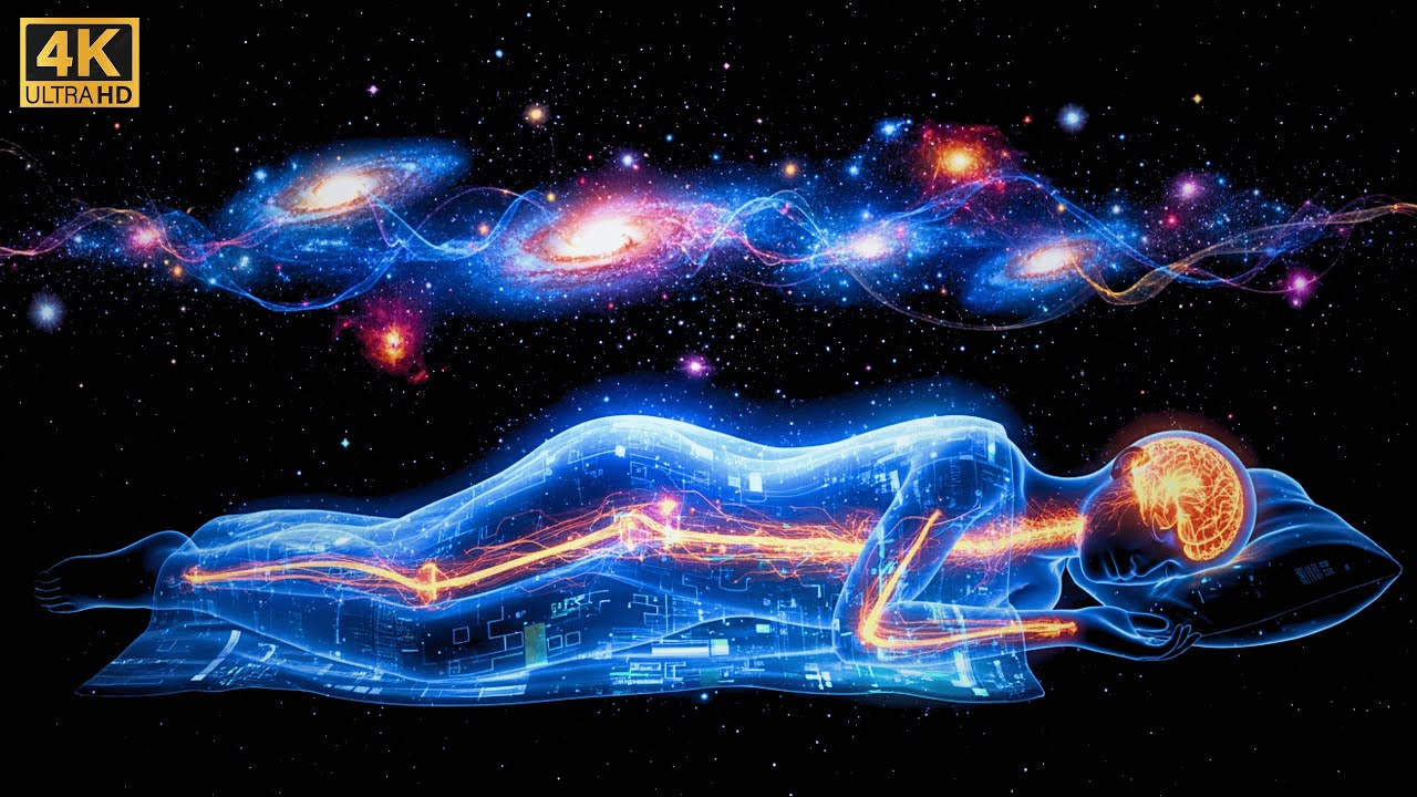 Peaceful Night 🩵 Soothing Deep Sleep Music ★ Calming Meditation Healing 432Hz, 528Hz, 741Hz