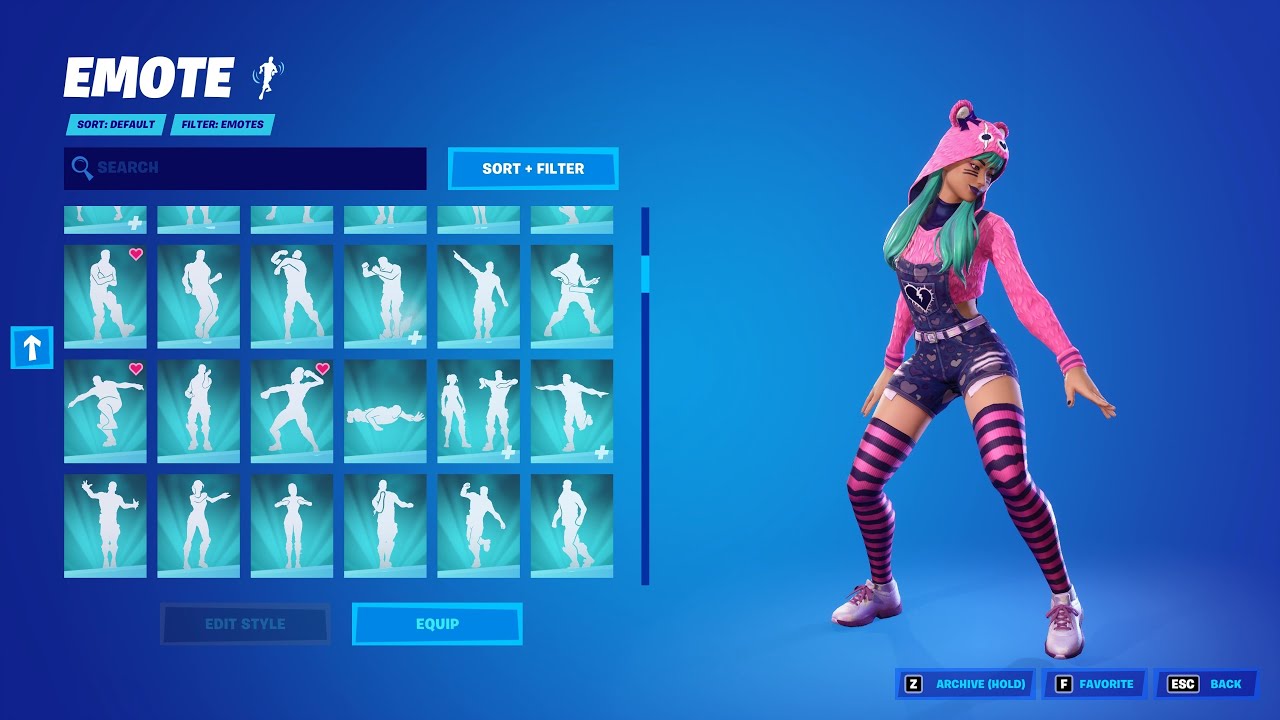 ALL FORTNITE ICON SERIES AND [NEW] TIKTOK EMOTES
