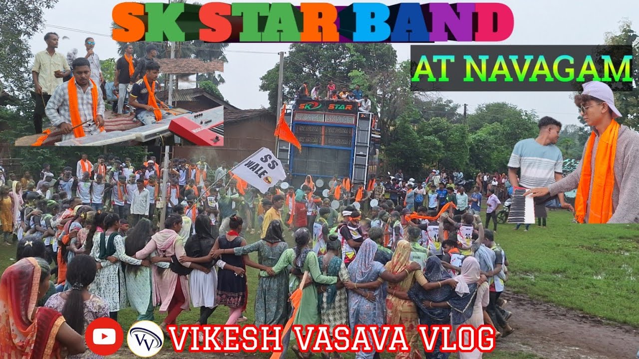 SK STAR BAND AT NAVAGAM || FIRST PROGRAM ગણેશ વિસર્જન 09/09/2024 || New HD Sound || Full Dhamaka 💥🥁💫