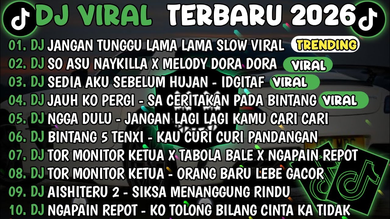 DJ TIKTOK TERBARU 2026🎵DJ JANGAN TUNGGU LAMA LAMA🎵DJ SO ASU X MELODY DORA DORA || FULL ALBUM