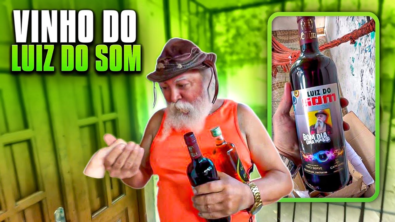 LUIZ DO SOM GANHOU VÁRIAS GARRAFAS DE VINHO COM SEU NOME | RECEBIDOS DO LUIZ DO SOM 