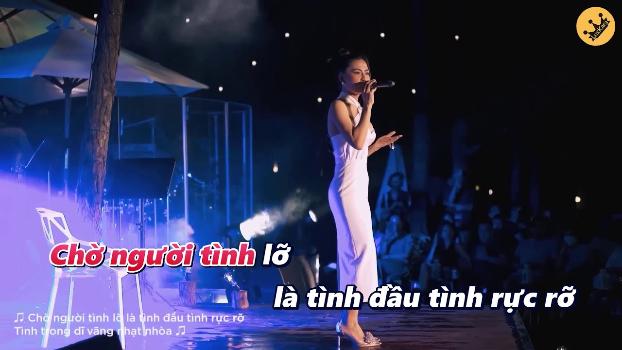 KARAOKE | DĨ V&Atilde;NG NHẠT NHO&Agrave; - H&Agrave; NHI | BEAT GỐC | LIVE STAGE
