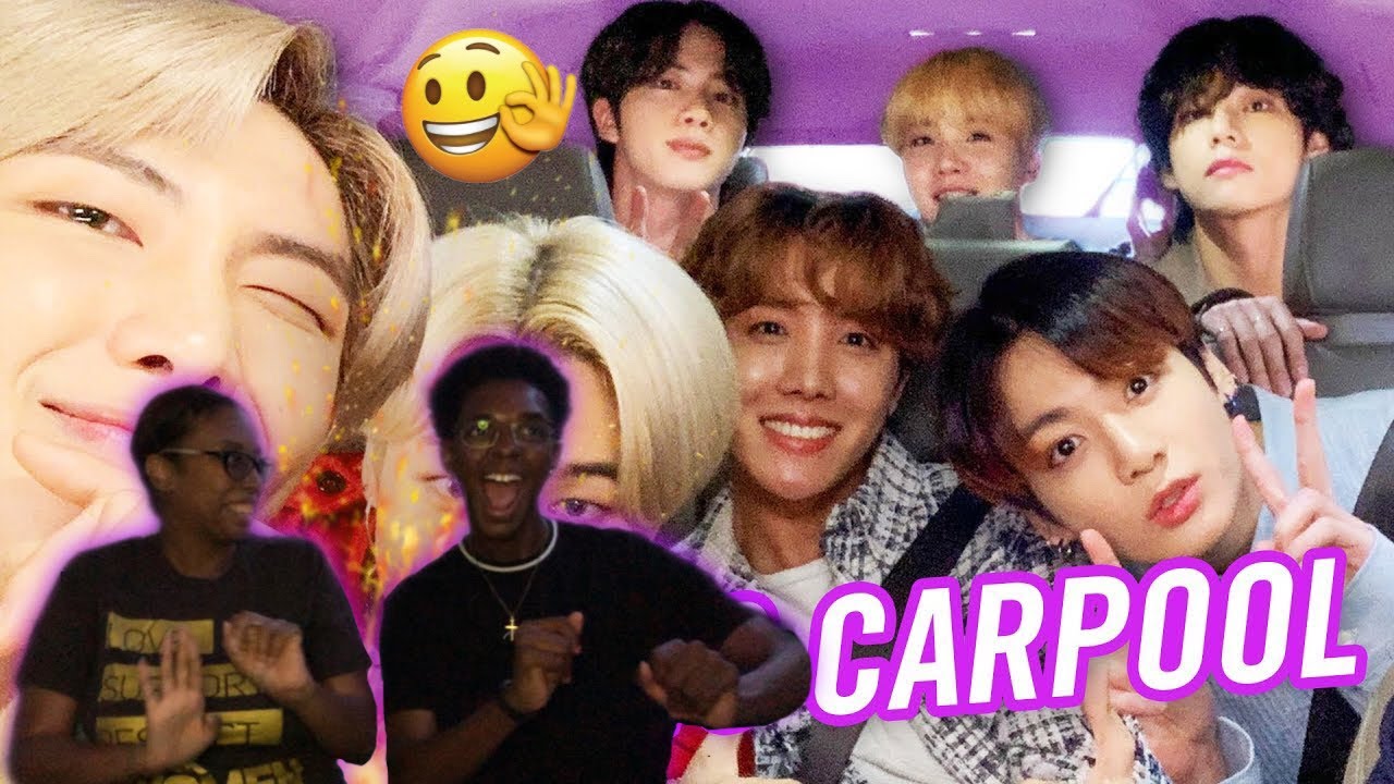 BTS Carpool Karaoke LIT REACTION PT. 1