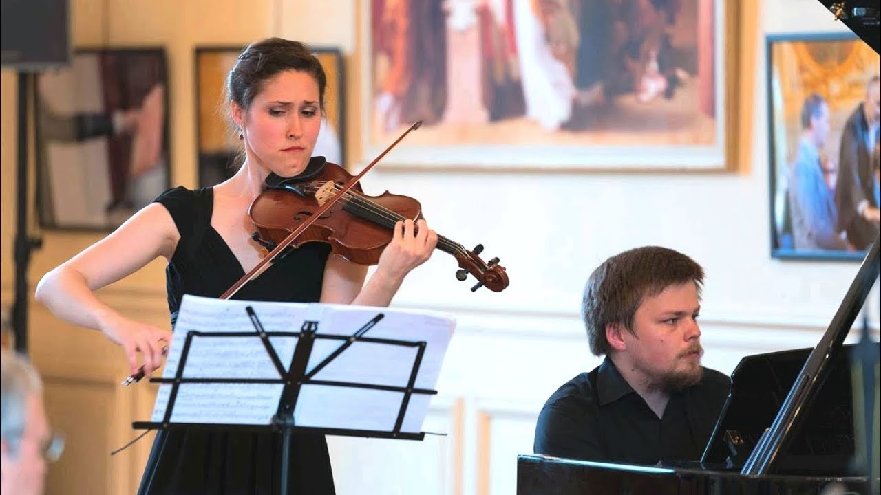 Anna Trukhina & Mikhail Dubov play Medtner - Violin Sonata No. 1 (Paris, 2017)