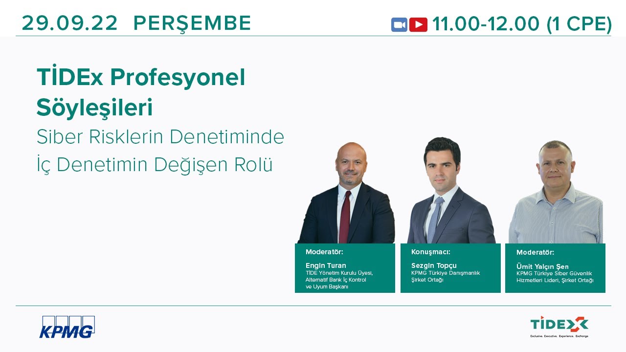 TİDEx Profesyonel Söyleşileri: “Siber Risklerin Denetiminde İç Denetimin Değişen Rolü”