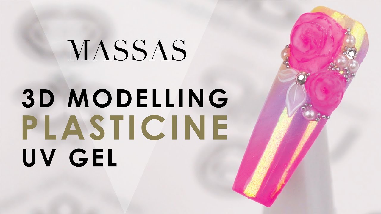 3D MODELLING PLASTICINE UV GEL . PINK