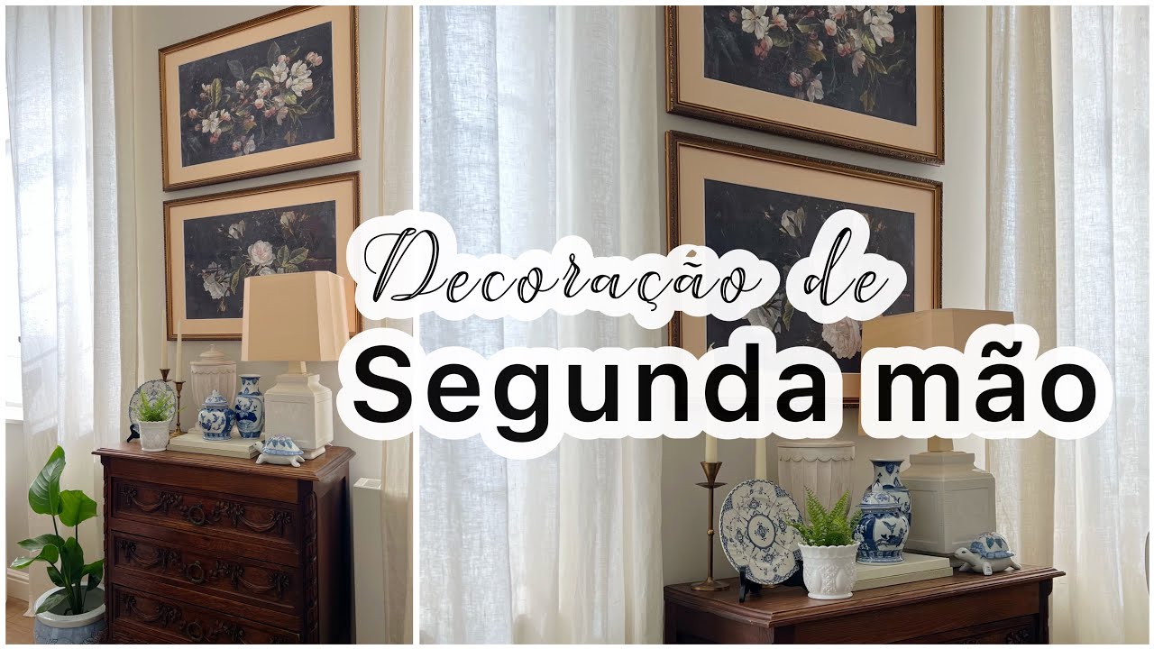 DECORANDO COM PEÇAS DE SEGUNDA MÃO-DICAS DE DECORAÇÃO
