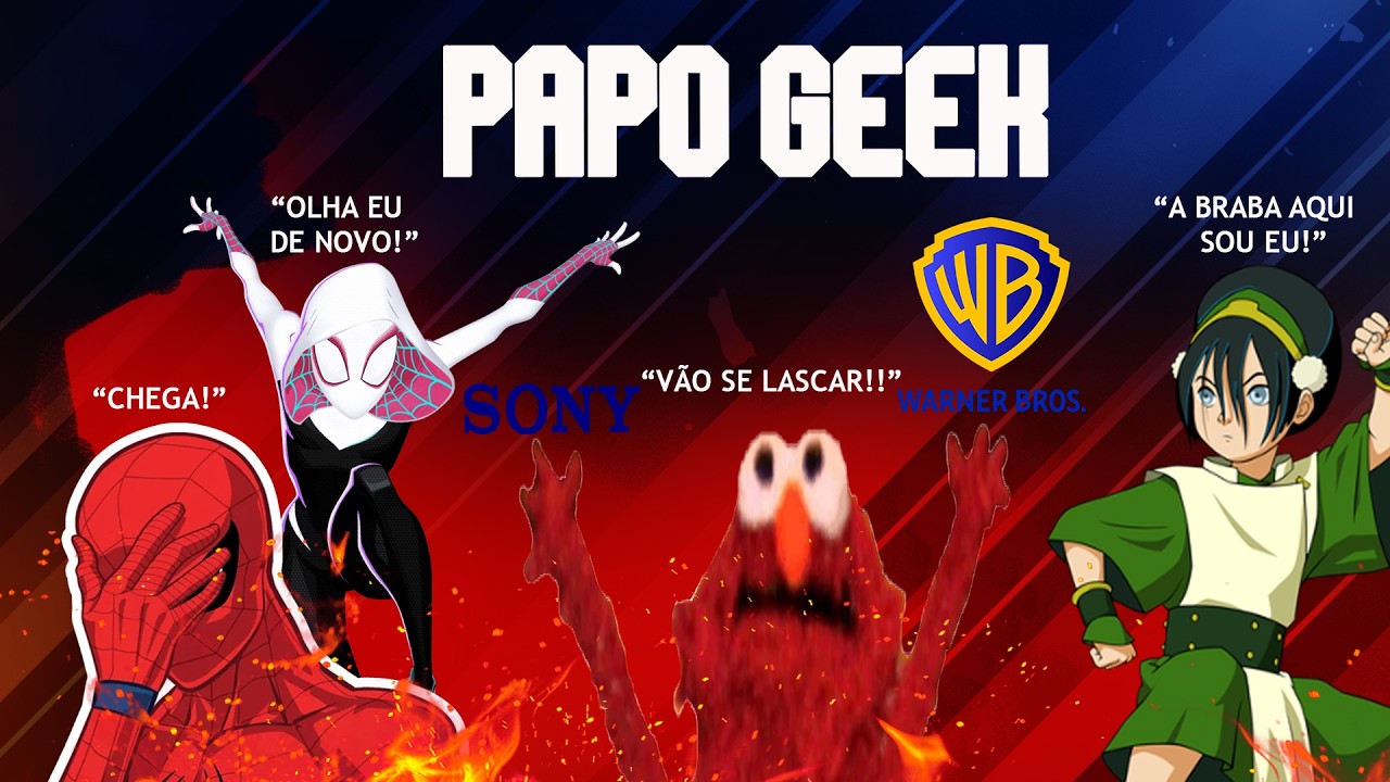 PAPO GEEK - WARNER E SONY, VÃO SE F&$@! + EITA SEGA! + AVATAR LEGENDS, A BRABA CHEGOU! + ANIME NEWS